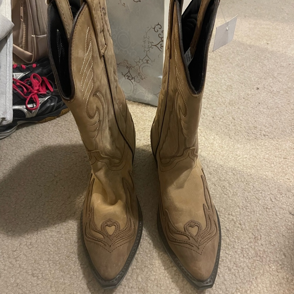 Two Toned Cowboy Boots